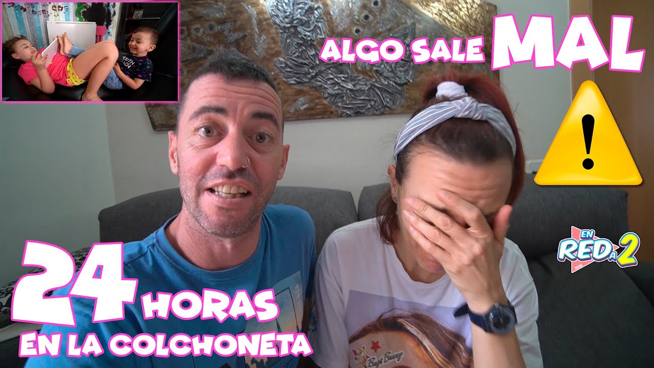 24 HORAS EN LA COLCHONETA! Algo sale MAL!! Enredos en Familia