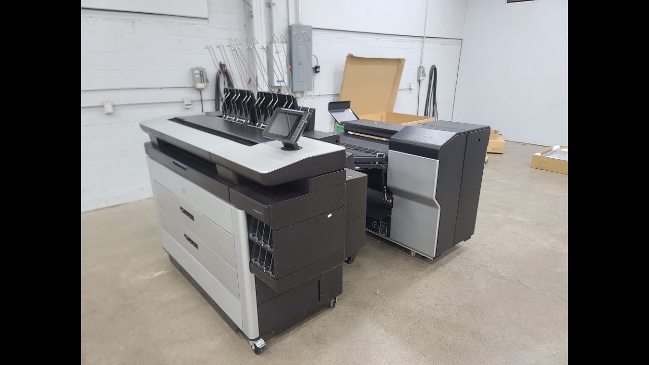 2020 HP PageWide XL 8000 40in Multifunction Wide Format Printer / Scanner