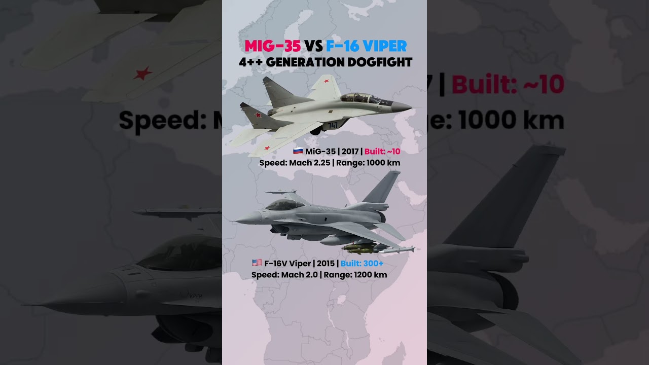 MiG-35 vs F-16V &mdash; Who Wins the 4++ Jet Duel?