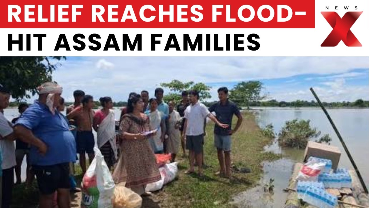 Assam Floods: Ahmad Ali Ayyubi Leads Relief Drive for Flood-Hit Families in Sivasagar | NewsX