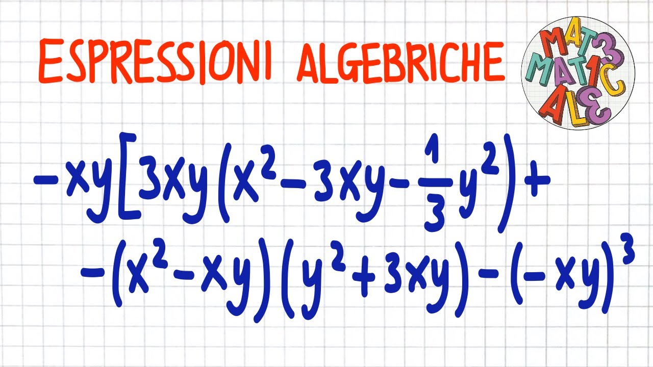 ESPRESSIONI ALGEBRICHE _ CL65