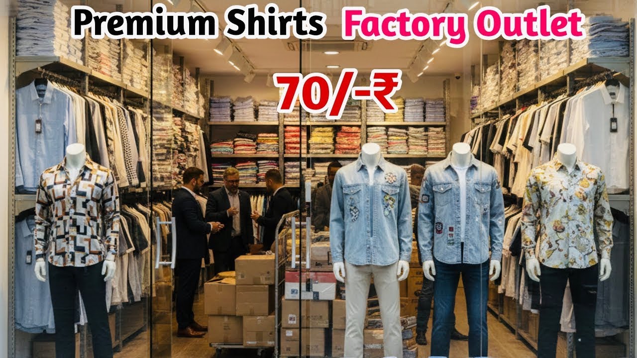 Fancy Shirts Get 70/- ₹ In Wholesale | Shirt Manufacturer | Shirt Wholesale Market In Surat