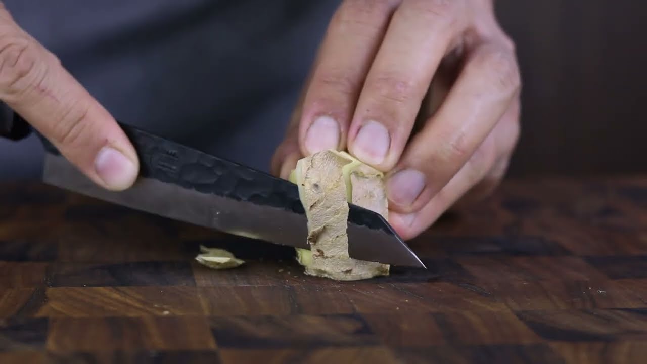 Kouhei-Shinmatsu ZDP189 135mm Kurouchi Petty vs Ginger