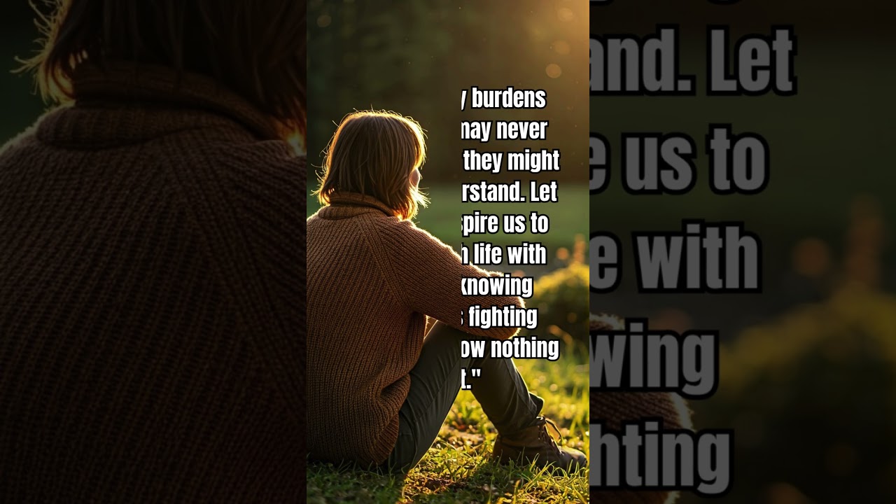 A Prayer for Hidden Battles #bibleverse #prayer #hiddenbattles #everyonehasastory #compassion