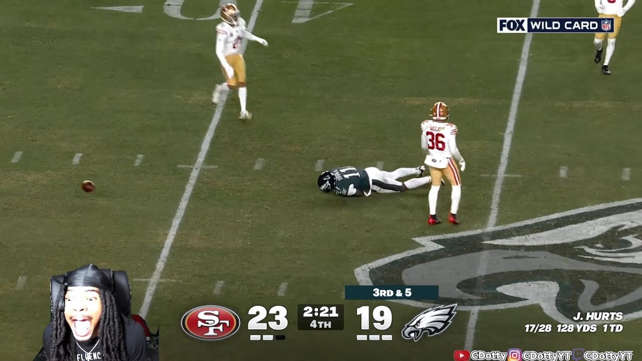 CRAZY SELL!! 49ers vs Eagles NFL Wild Card Highlights (reaction)