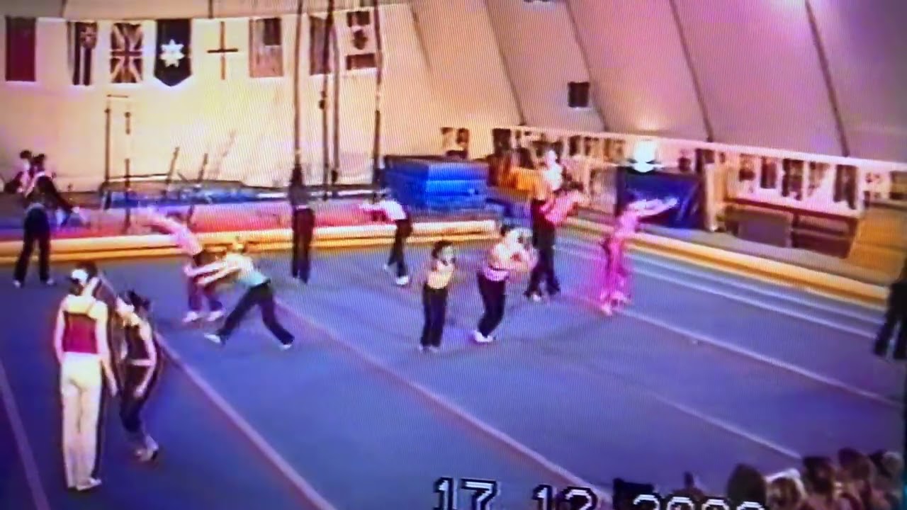 Hillingdon School of Gymnastics Christmas Display 2000. ‘Night Fever’ by Regional Squad Gymnasts