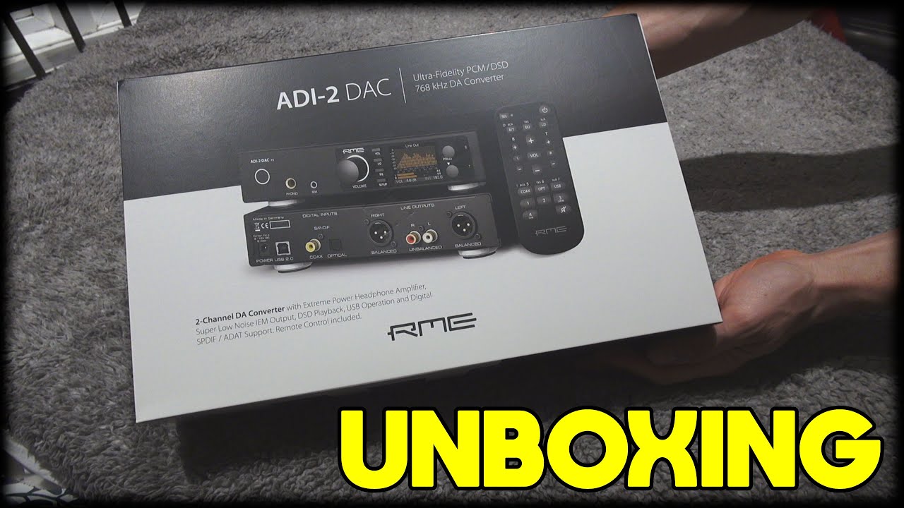 RME ADI-2 Dac FS Unboxing