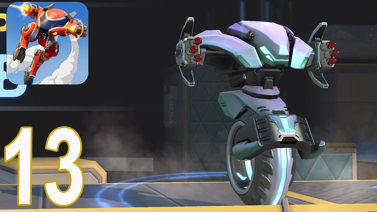 Mech Arena: Robot Showdown - Gameplay Walkthrough part 13 - Killshot Pearl Neon(iOS, Android)
