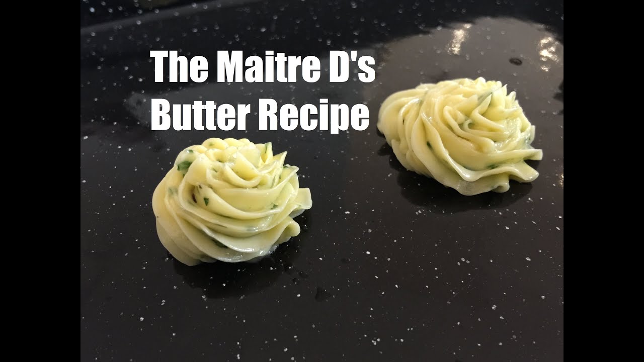 Maitre d's butter recipe - (beurre maitre d'hotel) - French Herb butter