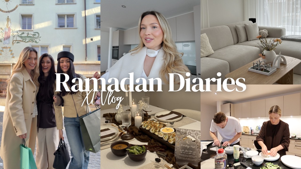Hosting a Sushi Iftar 🌙 Girls day, selbstgemachten Döner?! und Table Setting