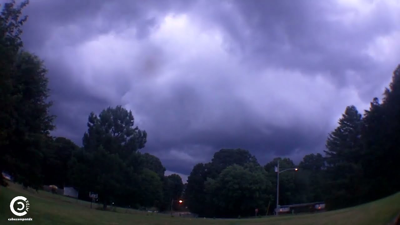 2 hours of thunderstorms - 7-9-2025 (StormCam #1)
