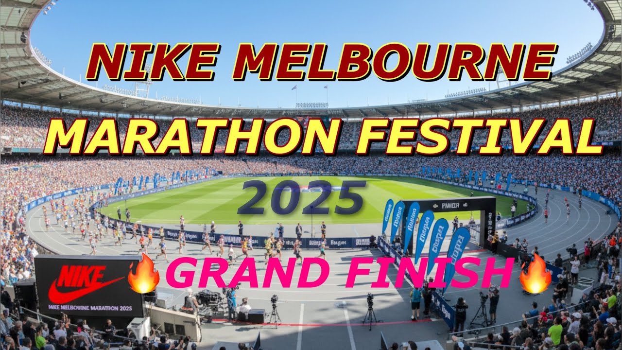 Видеоблог фестиваля Nike Melbourne Marathon Festival 2025 (5K) | Как принять участие, стартовать ...