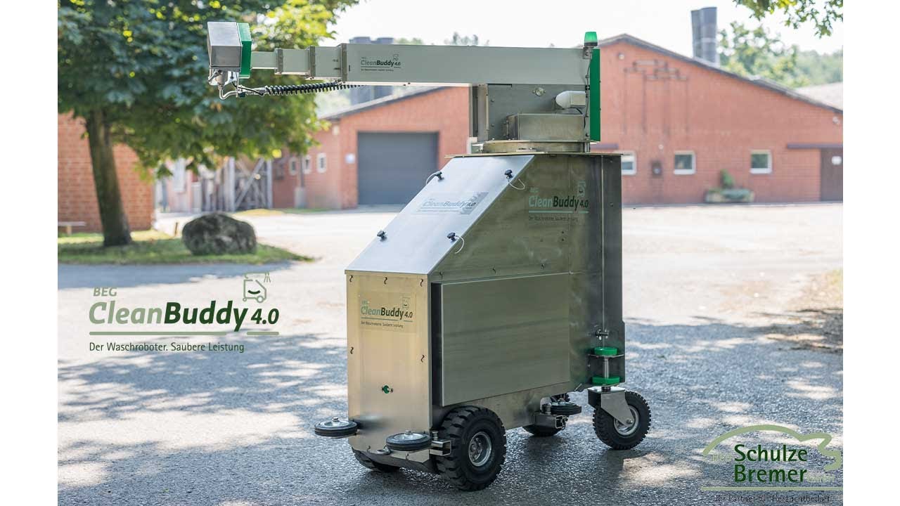 Stable wash by washing robot CleanBuddy 4.0