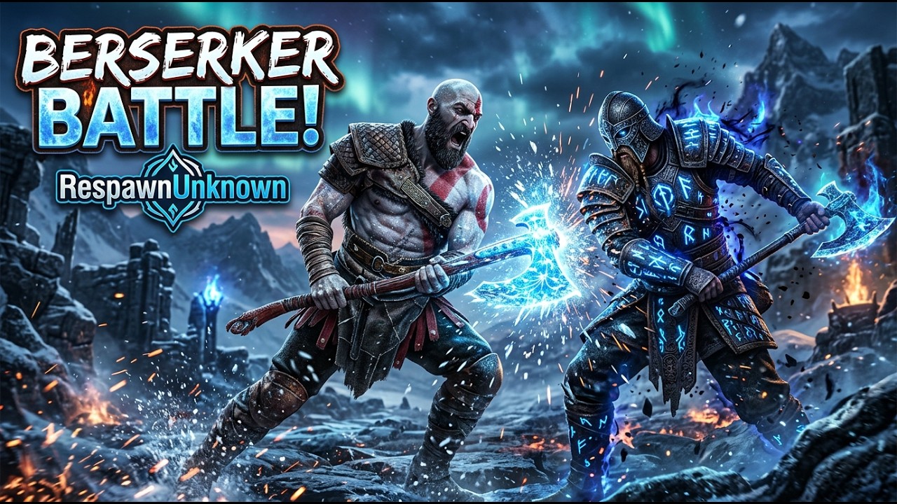 Kratos vs Harsrefill the Callous – 2nd Berserker Fight! 🔥 | God of War Ragnarök Highlights