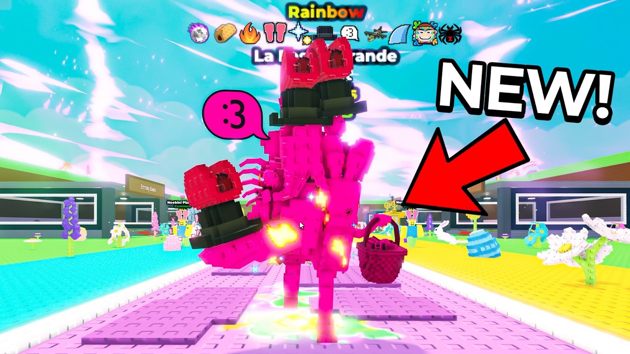 I Got WORLDS First Rainbow La Easter Grande in Roblox Steal a Brainrot!