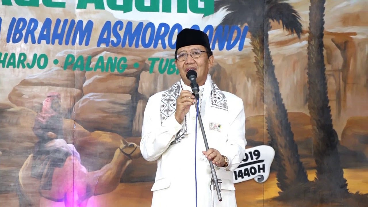 HAUL AGUNG SYEH MAULANA IBRAHIM ASMOROQONDI GESIKHARJO KEC  PALANG, KH  AGOES ALI MASHURI DAN KH  AH