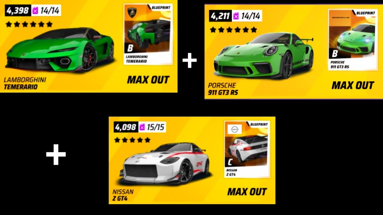 Maxing out 911 GT3 RS & TEMERARIO & GT Z4 -Asphlat 9 legends