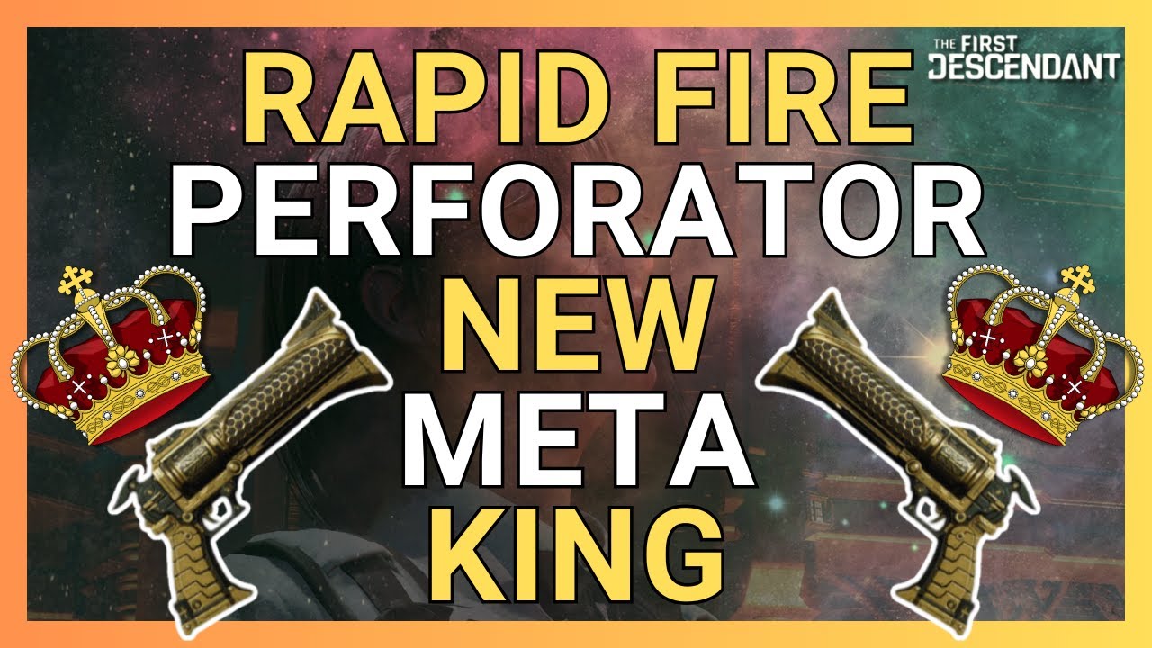Perforator INSANE RAPID FIRE BUILD for Void Erosion Top 3 Team  l The First Descendant Season 2