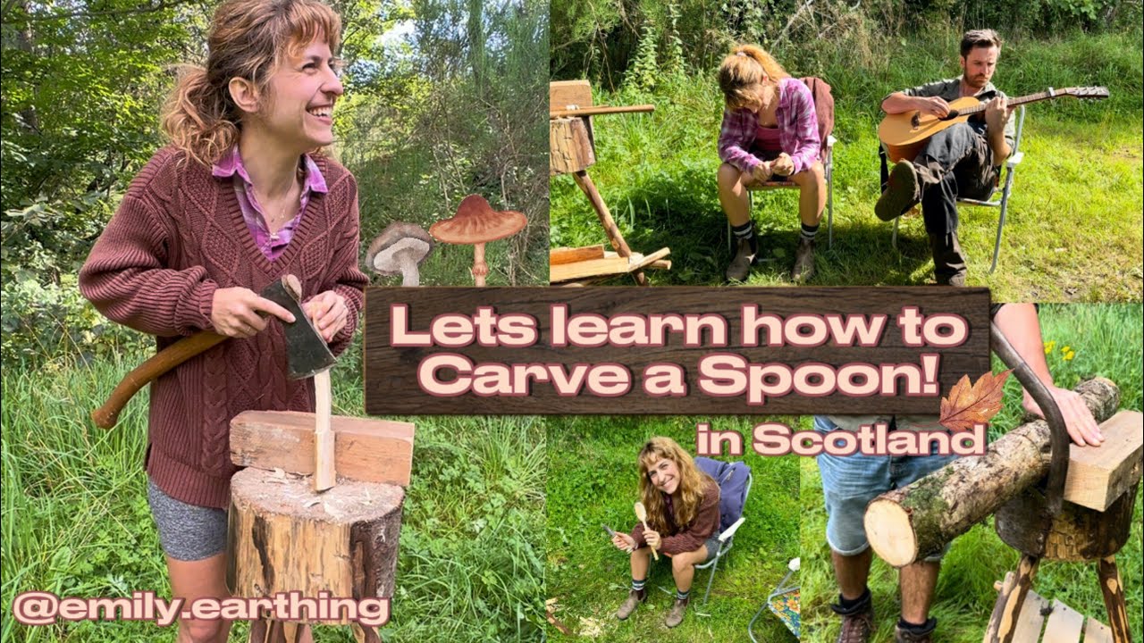 Learn how to Carve a Spoon: Woodworking in Scotland