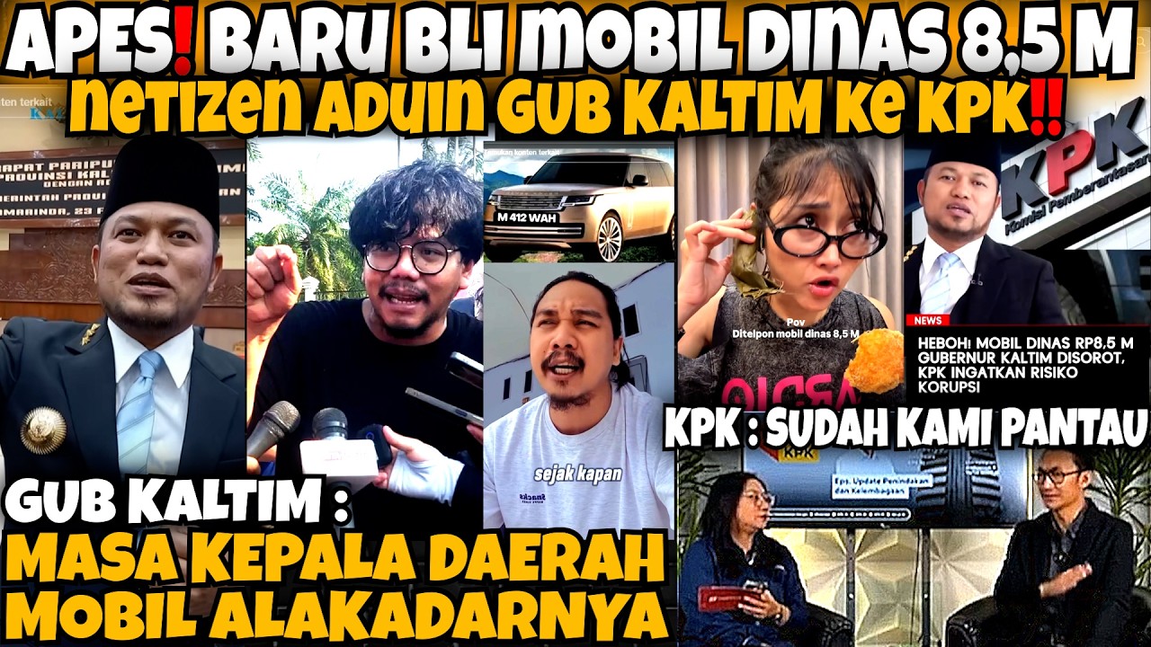 APES🤣‼️Beli Mobil Dinas 8,5 MILIAR. NETIZEN Aduin GUB KALTIM Ke KPK‼️MOBIL ELIT JALANAN SULIT‼️