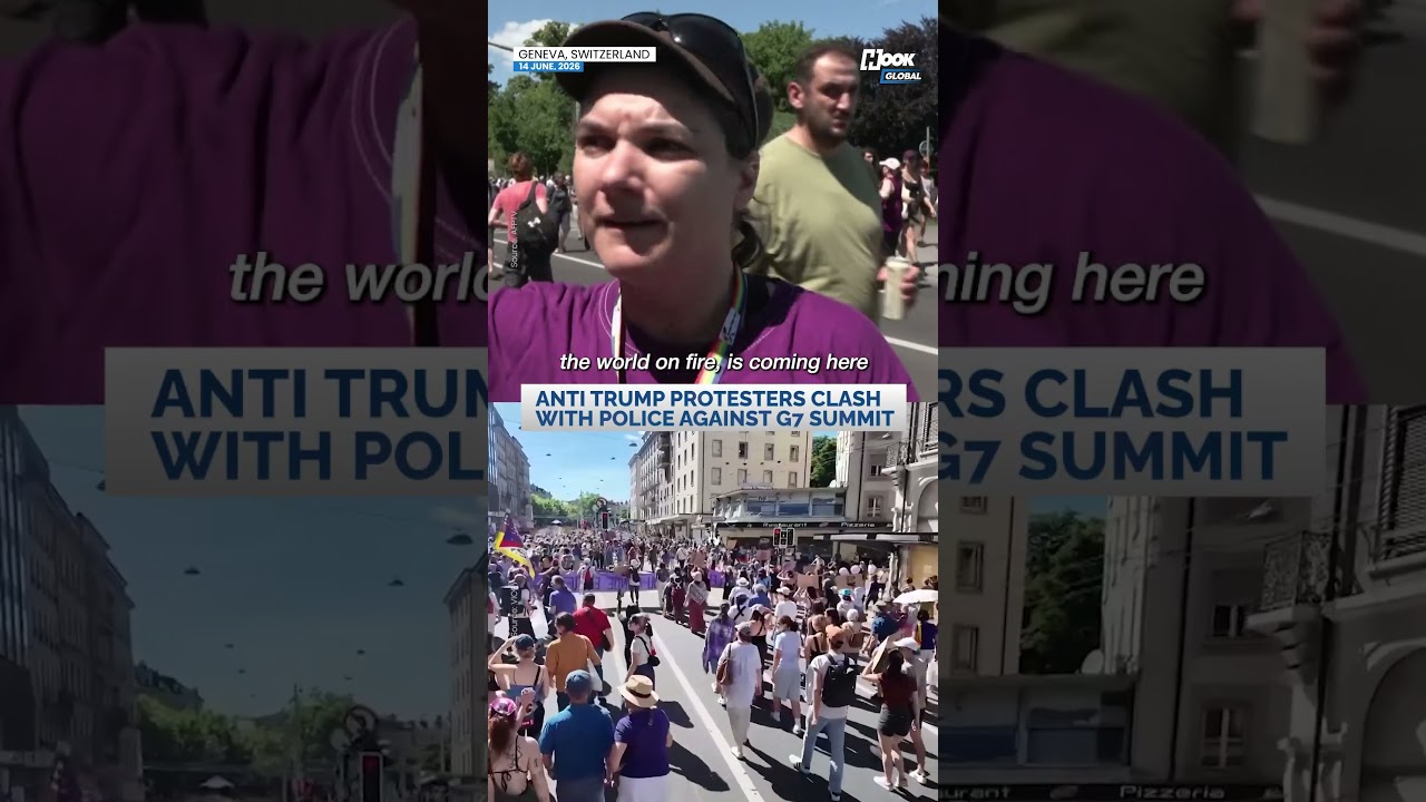Anti-Trump Rage Explodes in Geneva Before G7 Summit, Protest Turns Violent