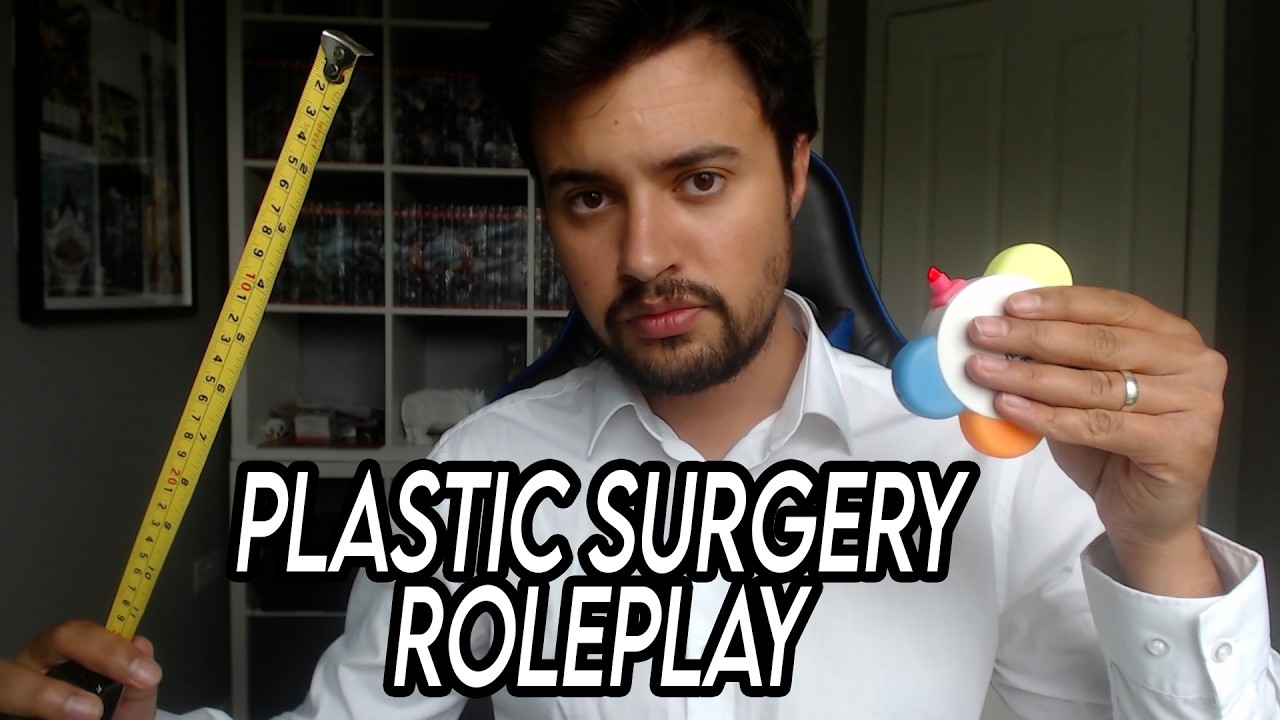 ASMR Plastic Surgery Consultation Roleplay | Marking Your Face, Measurements, Typing