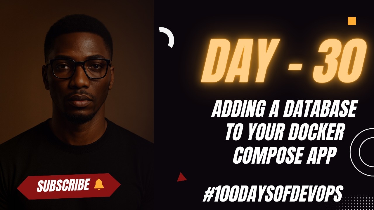 Day 30 | Adding a Database to Your Docker Compose App #100DaysOfDevOps #Docker #containerization