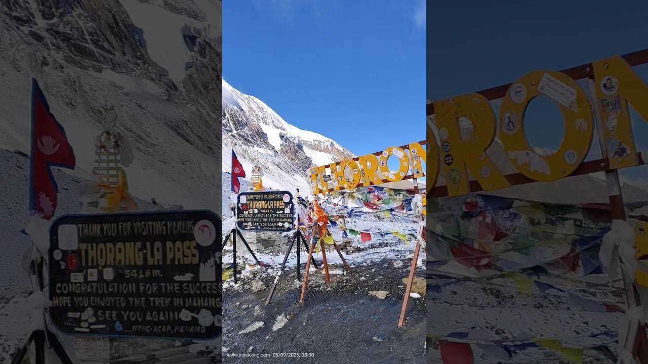 Annapurna circuit Trek Thorong La Pass #intrekking #annapurnacircuittrek #travel #annapurna #hikking