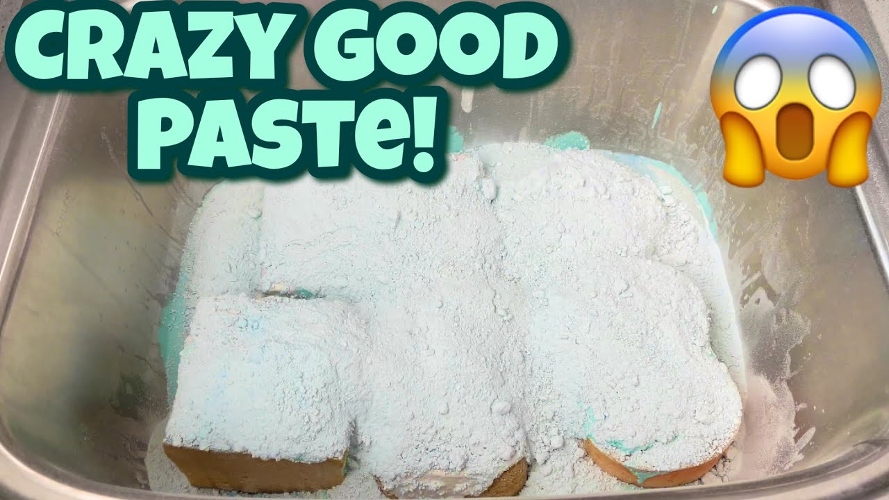 Asmr Paste- Mr.Clean, Lavender Fabuloso & Combining Lots of  Saved Pastes 💚💜💙 * MUST SEE THIS ONE