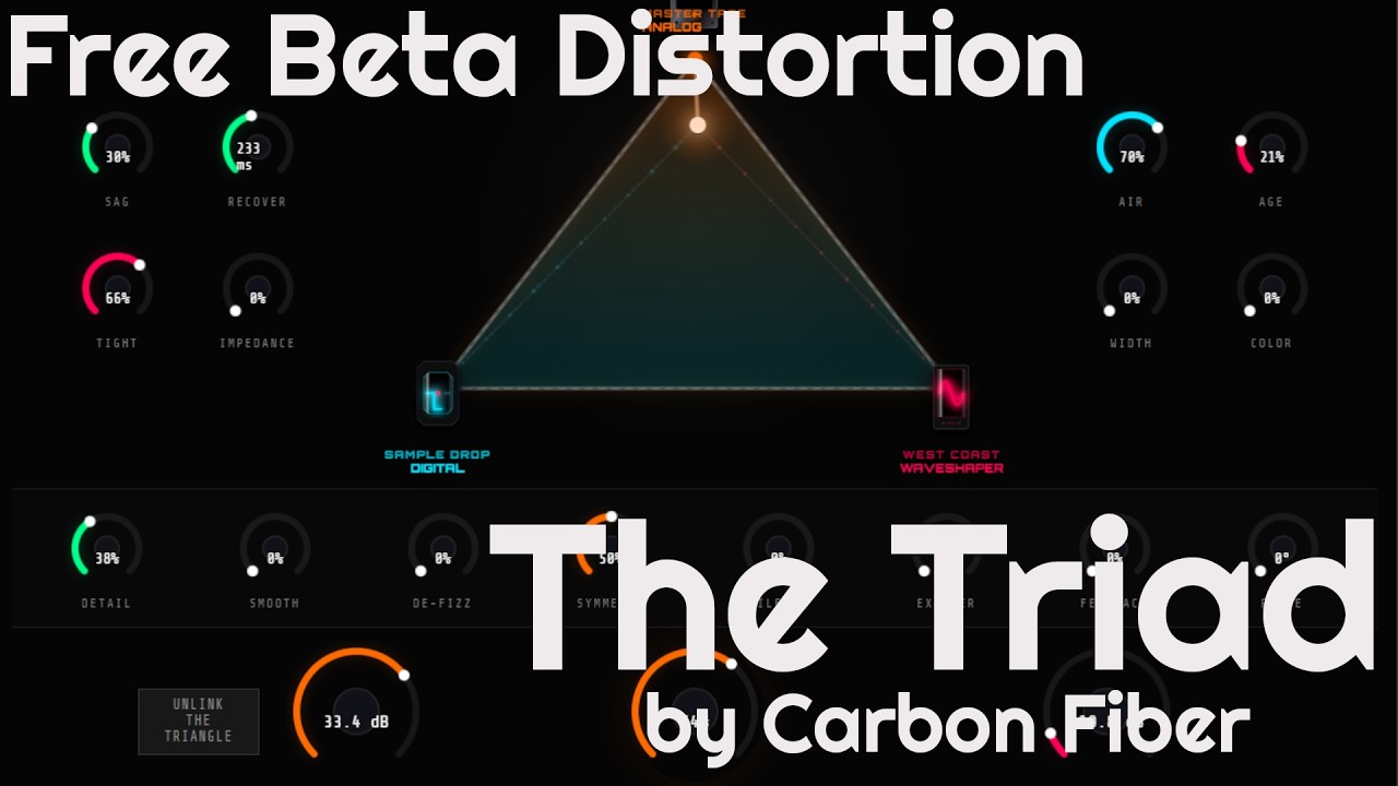 Free Beta Distortion - The Triad by Carbon Fiber (No Talking)