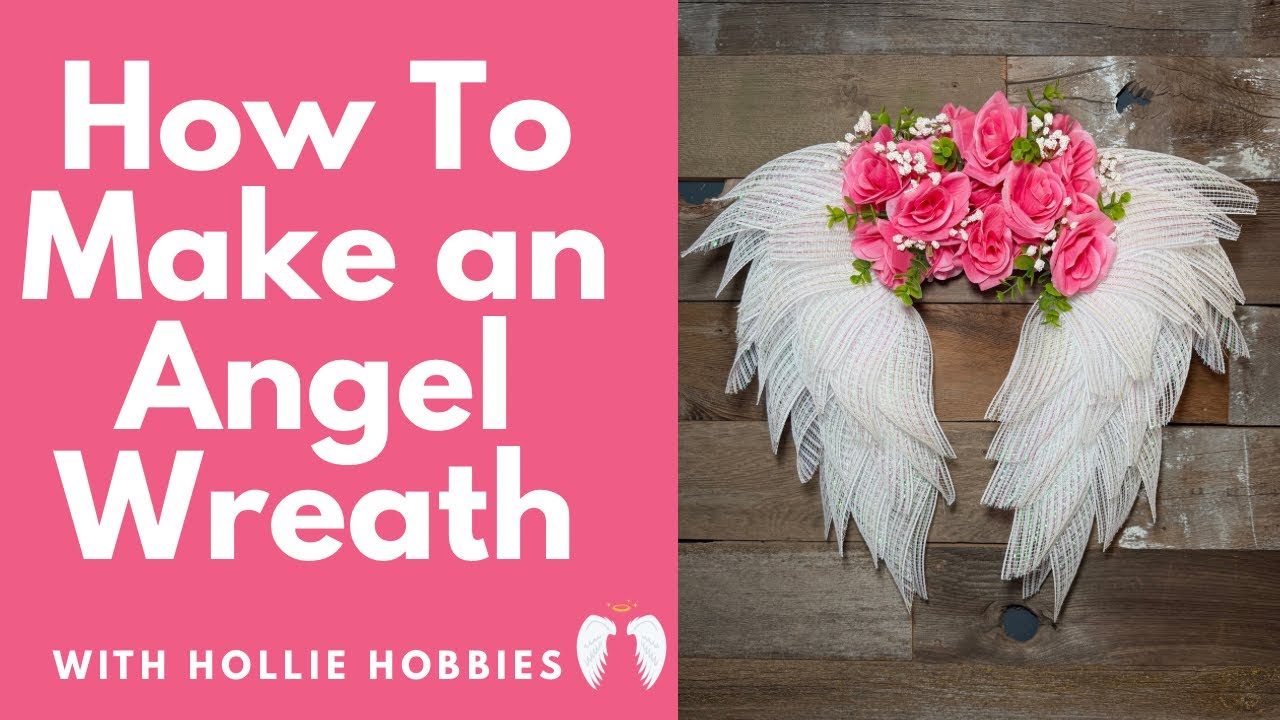How To Make an Angel Wing Wreath/ Angel Wing Wreath/ How To Make Angel Wings at Home/ Heart Frame