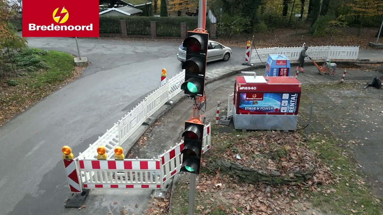 Grünes Licht für hybride Energie: Emissions- & geräuscharme Baustellenversorgung