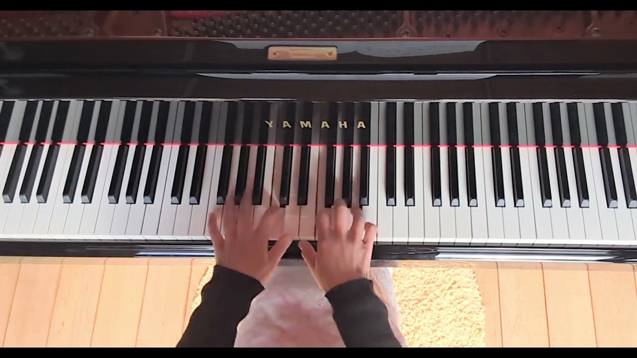 勇敢な騎士  シューマン【ゆっくりふよみ】/ Wilder Reiter  R.Schumann【very slowly】