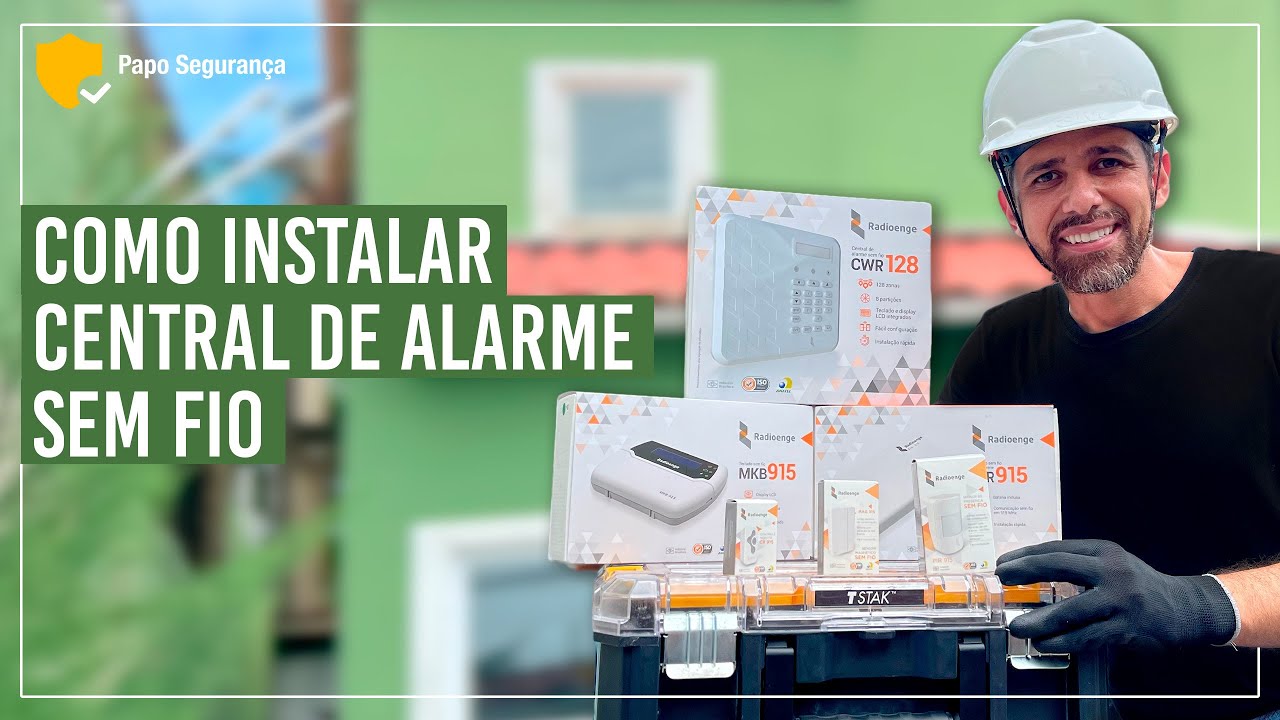 COMO INSTALAR SISTEMA DE ALARME SEM FIO CWR 128 RADIOENGE | PASSO A PASSO