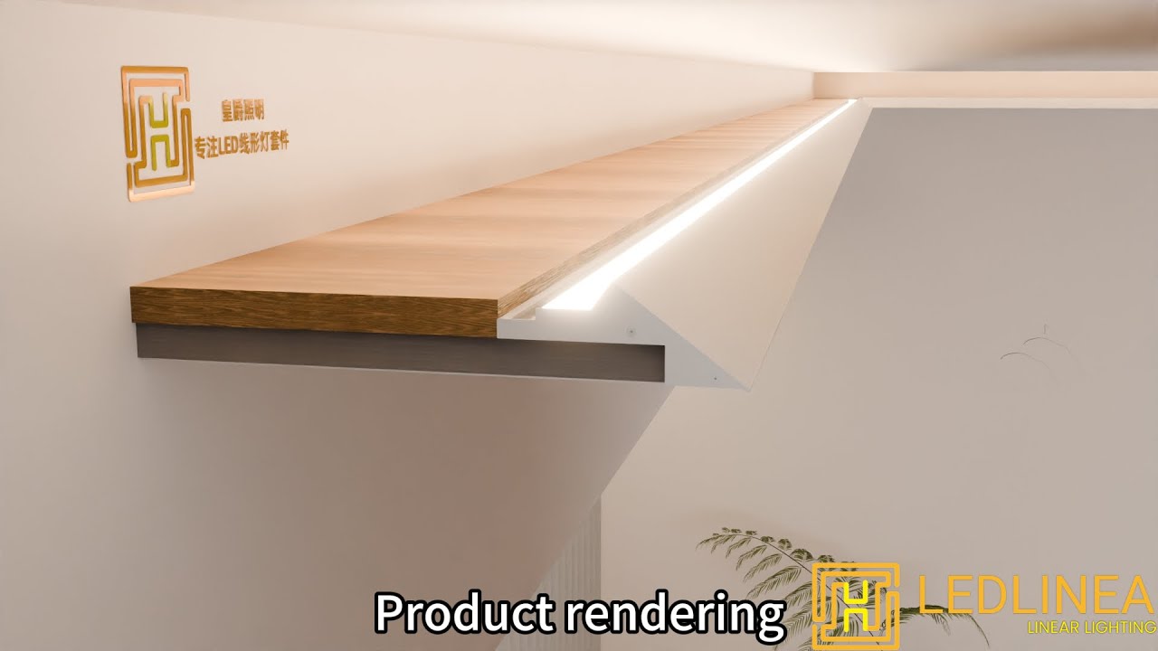 Wall washer LED profile/shadow gap led profile demo