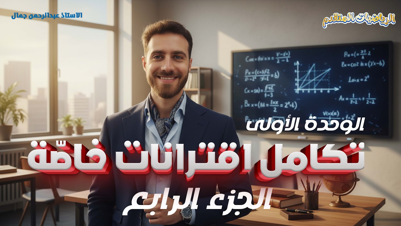 الرياضيات المتقدم || الوحدة الأولى || تكامل اقترانات خاصّة || الجزء الرابع