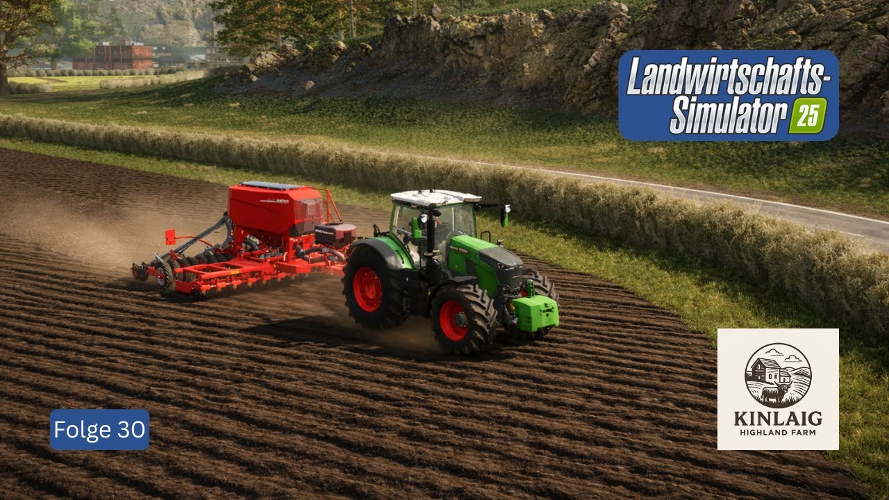 🌱 Neues Jahr auf Kinlaig – Grasernte & erste Aussaat! | Kinlaig | Highlands Fishing | LS25 F30 🚜