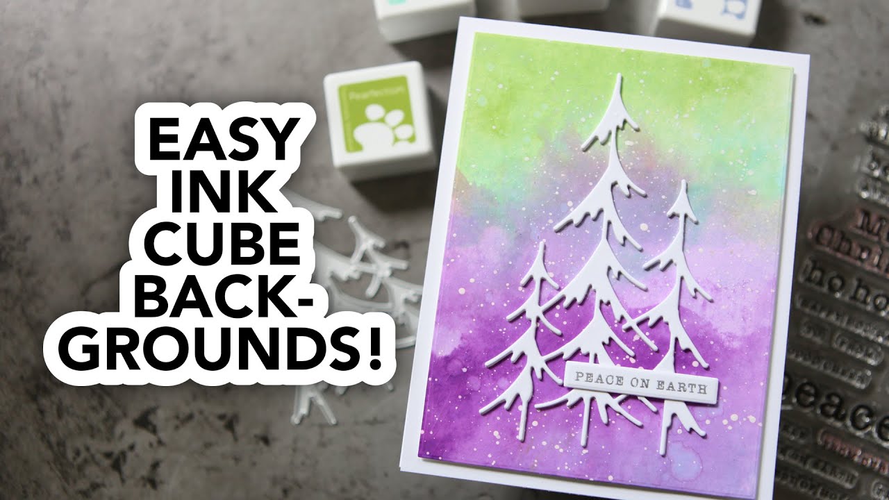 Have ink cubes? You can make a card like this!
