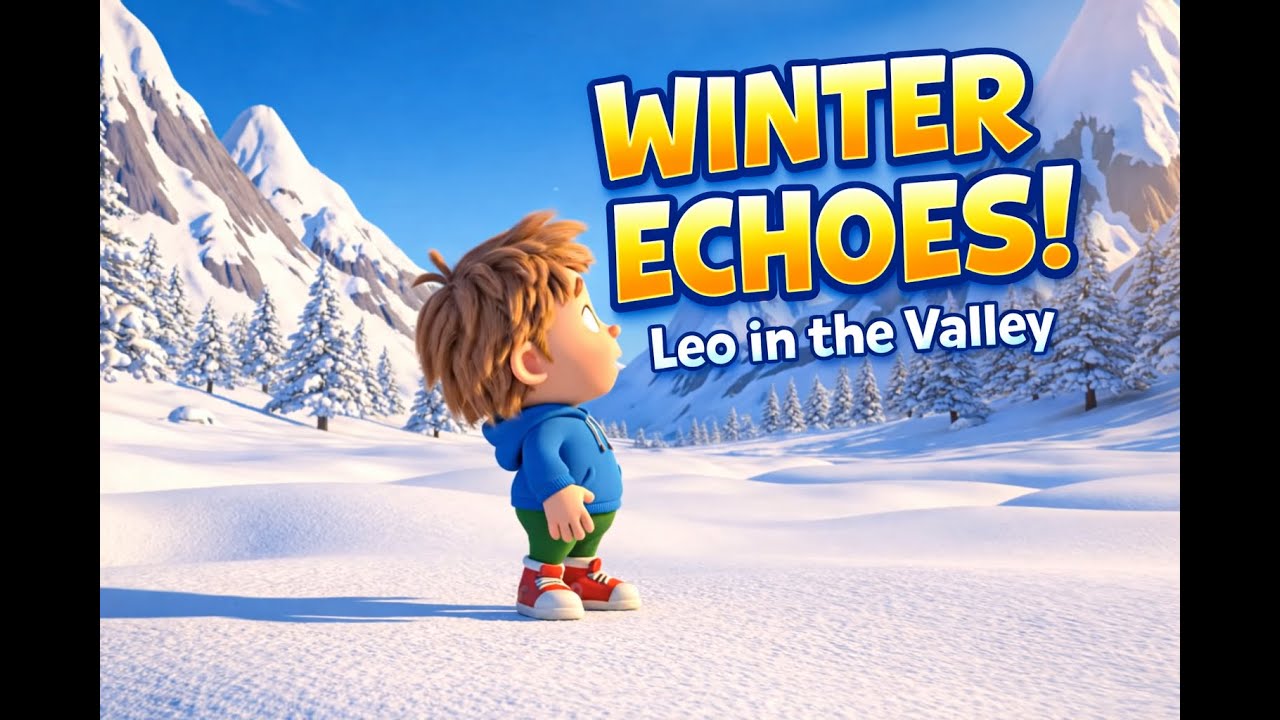 Leo and Winter Echoes in the Valley ❄️ |  A Fun Winter Adventure for Kids ❄️