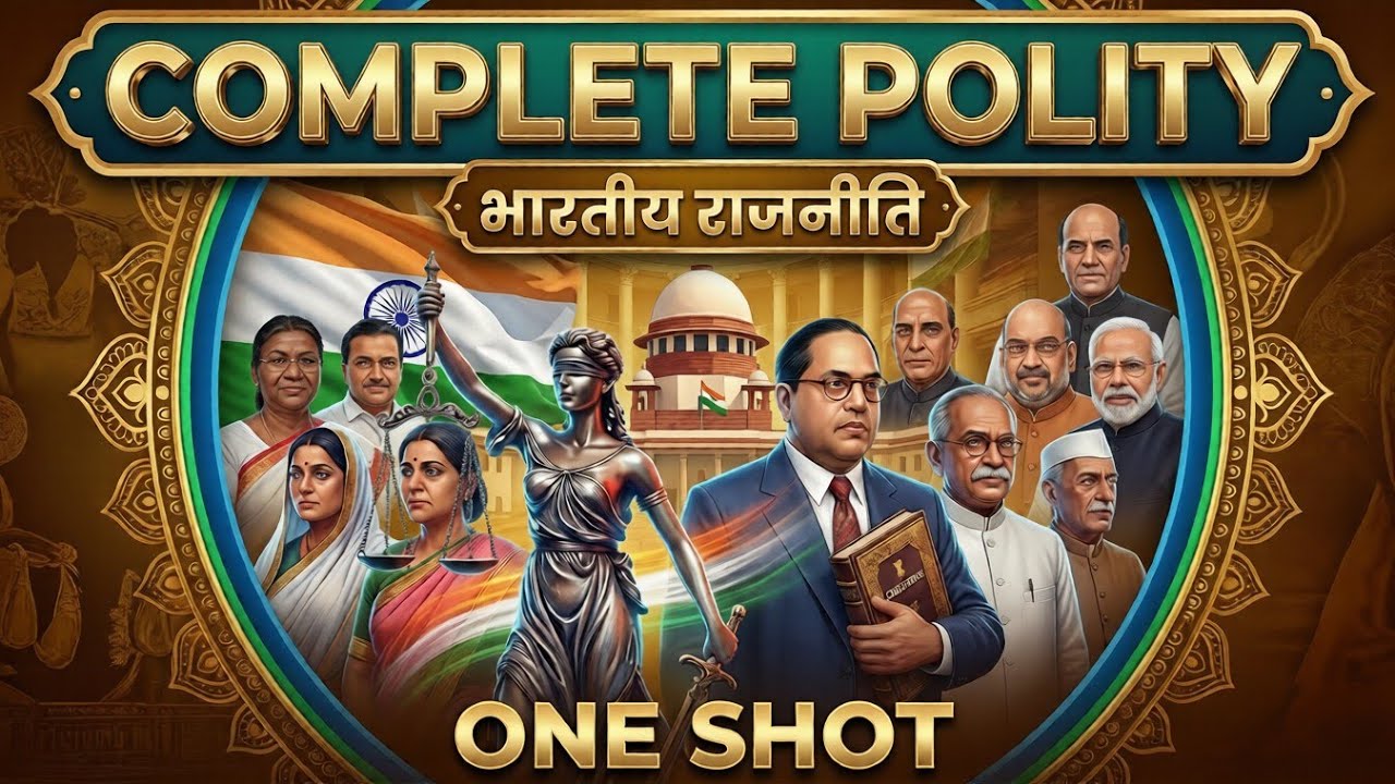 Complete Indian Polity One Shot | भारतीय संविधान पूरी जानकारी | Indian Polity Full Course