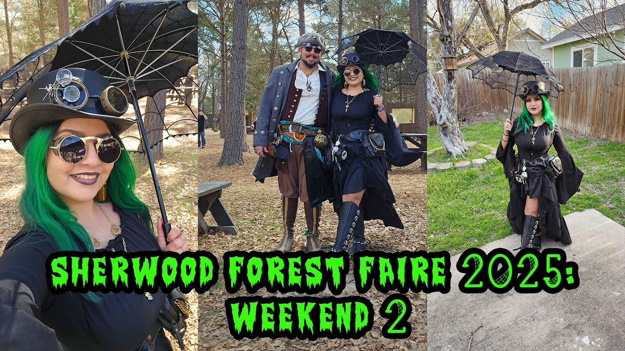 Sherwood Forest Faire 2025 - Weekend 2: New Shops, Food, and Hanging Out