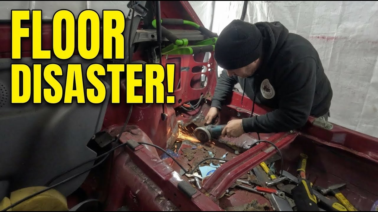 MK2 Fiesta Floor Repair: Cutting Out the Damage