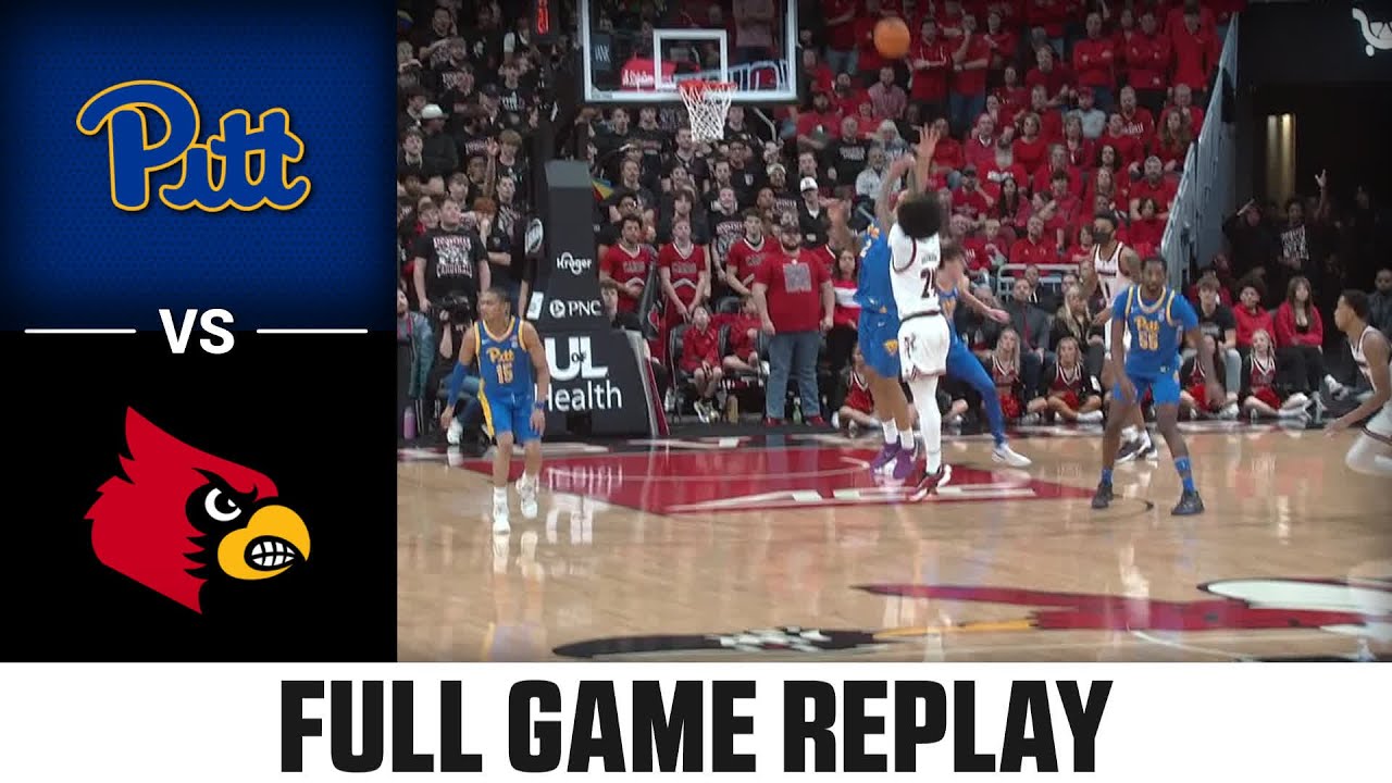 Pitt vs. Louisville Full Game Replay | 2024-25 ACC Men's Basketball