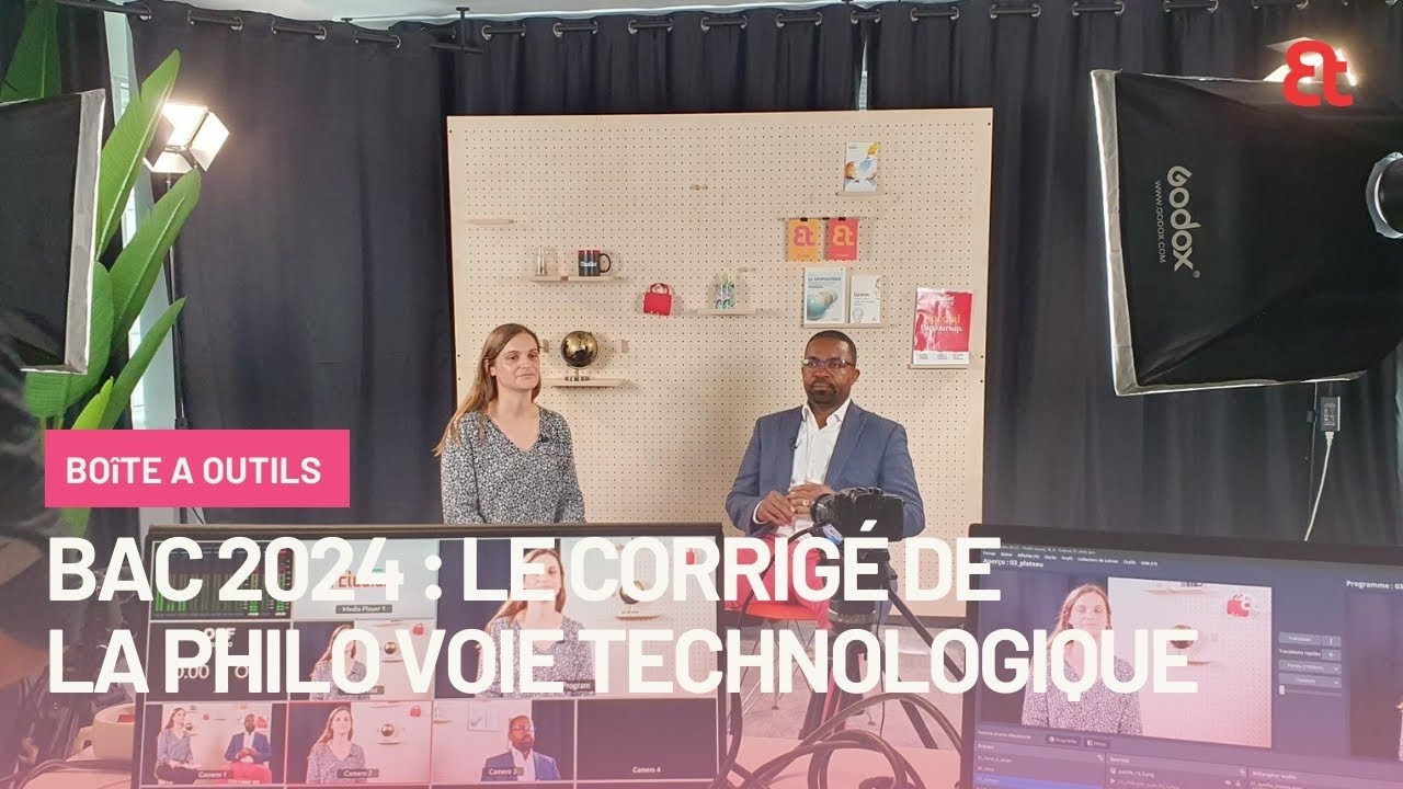 Bac 2024 les corrigés vidéos de l'épreuve de philo (série technologique)