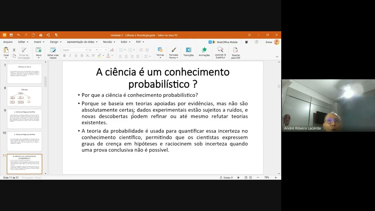 Aula Síncrona  Ciência, tecnologia e sociedade  04/03/2026