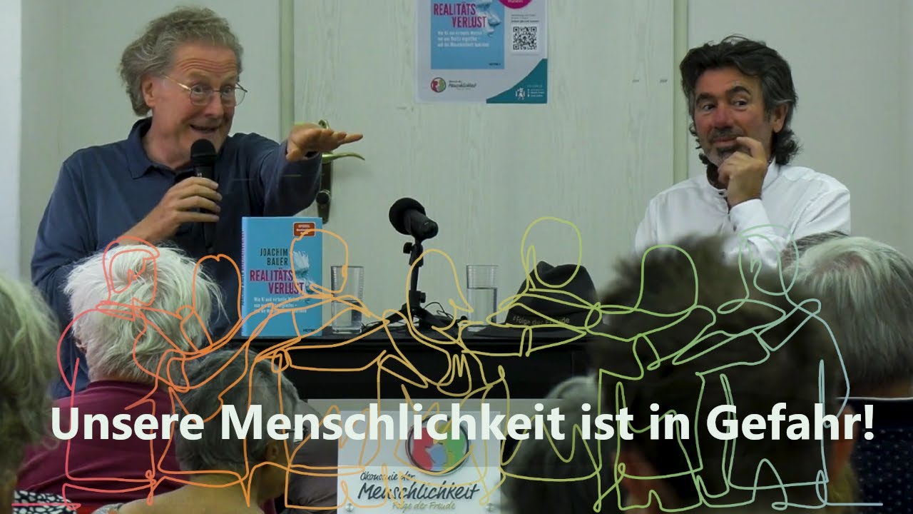 Prof. Joachim Bauer &ndash; Realit&auml;tsverlust. Wie k&uuml;nstliche Intelligenz die Menschlichkeit bedroht.