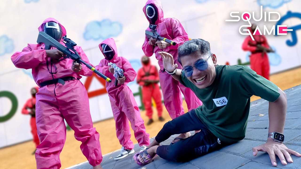 GAWAT KITA DIKEPUNG PINK GUARD DIPAKSA IKUT PERMAINAN SQUID GAME DEMI MENDAPATKAN MILYARAN RUPIAH!!