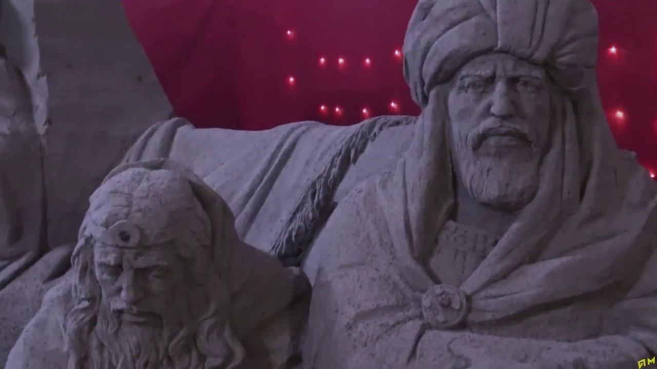 presepe di sabbia-sculture di sabbia