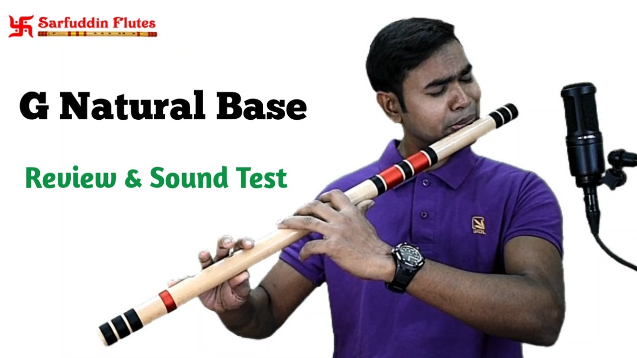 Sarfuddin Flutes - G Natural Base 25 Inches Bamboo Flute , Review & Sound Test .