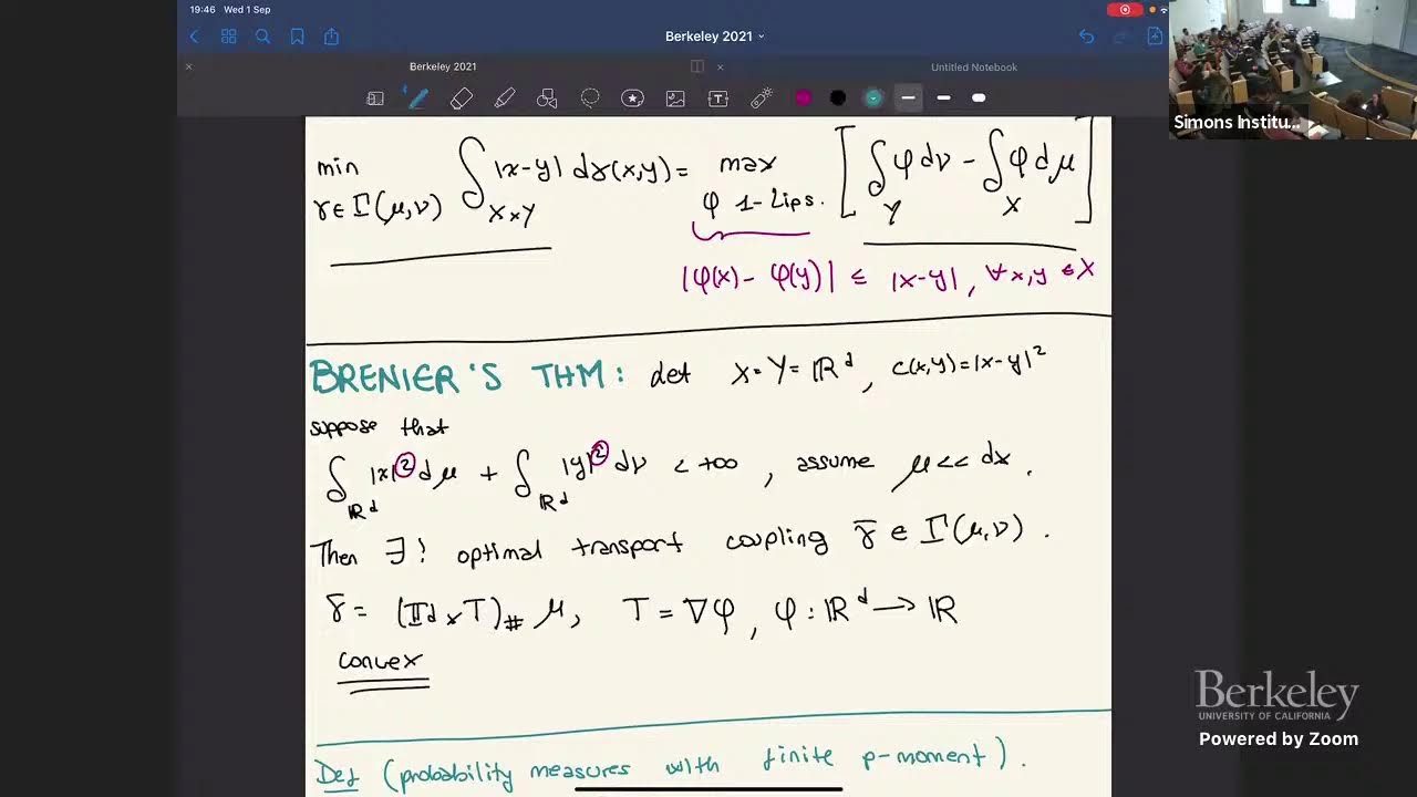 Crash Course on Optimal Transport